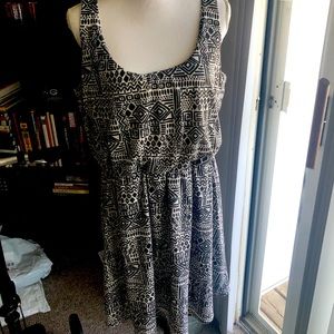 Printed Strappy Back Sundress